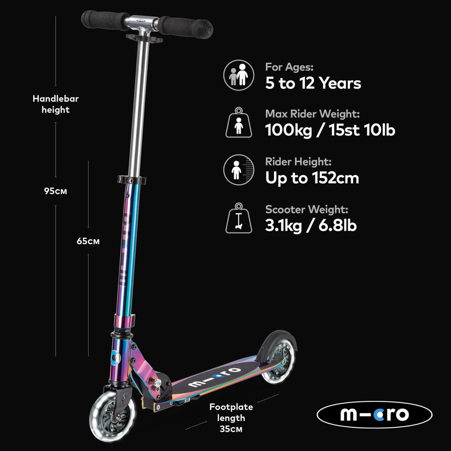 Micro Neochrome Sprite LED Scooter 2 Micro Neochrome Sprite LED Scooter - Image 2