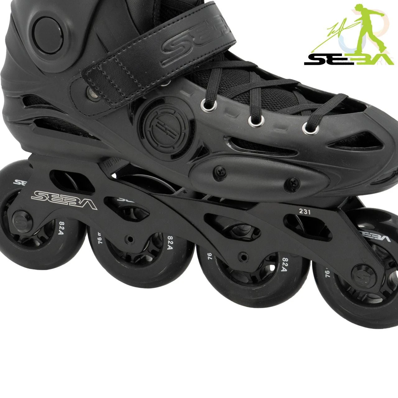 Seba E3 J Black Inline Skates 3 Seba E3 J Black Inline Skates - Image 3
