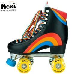 Moxi Skates Rainbow Black Quad Skates -Skate Warehouse f8213a16 b29a 4be3 abc5 4139b0506a40