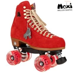 Moxi Skates Lolly Poppy Red Quad Skates