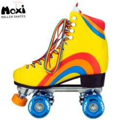 Moxi Skates Rainbow Sunset Yellow Size Quad Skates -Skate Warehouse ffe854f0 a134 4bae 8c27 2c26773d028a