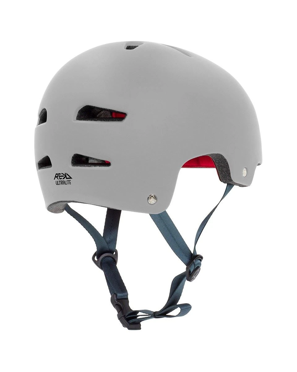 REKD Ultralite In-Mold Skateboard Helmet - Grey 3 REKD Ultralite In-Mold Skateboard Helmet - Grey - Image 3